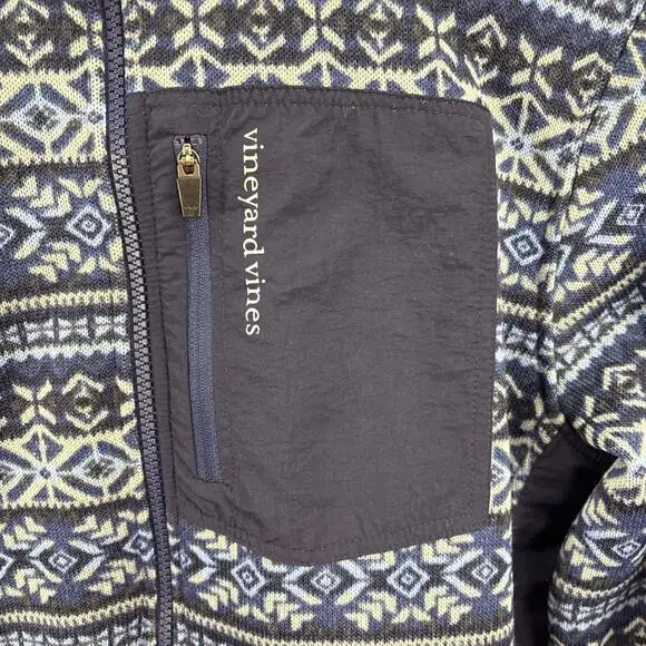 Kid’s Vineyard Vines Fair Isle Jacket Size XL 18 - Picture 3 of 12